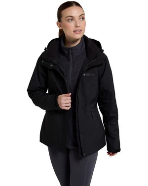 Mountain Warehouse Waterproof Outer Ladies Rain - Black