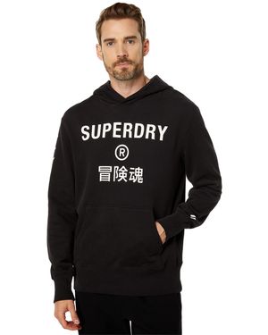 Superdry Code Core Sport Hoodie - Black