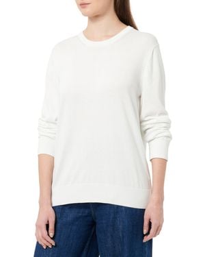 GANT FINE Knit C-Neck Pullover - Weiß