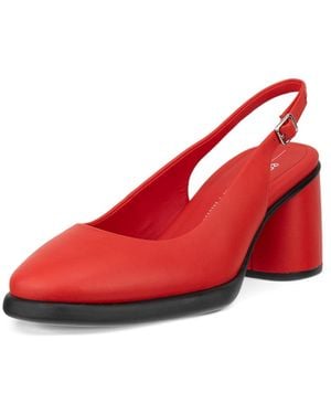 Ecco Sculpted 55 Luxe Slingback Pump - Red