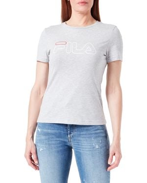 Fila Insegna T-Shirt - Bianco