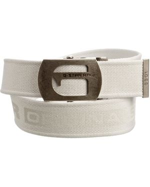 G-Star Orvlle Org Belt White One Size - Black