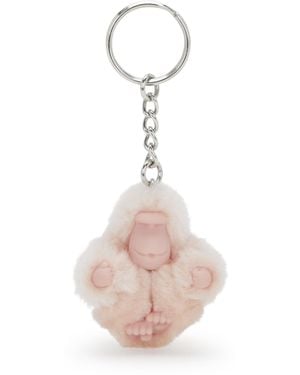 Kipling Monkeyclip Xs Kh Extra Small Monkey Keyhanger - Pink