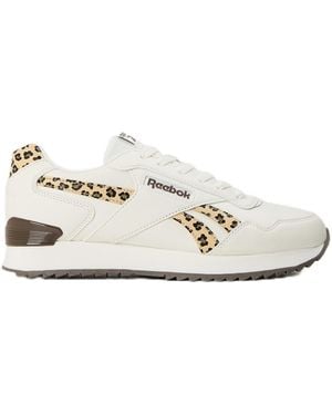 Reebok S Royal Glide Ripple Clip Trainers Chalk/leopard 5 Uk - White