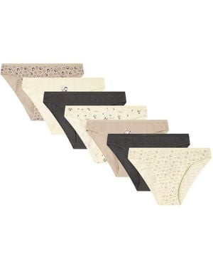 Women'secret Pack Hipster Brief Pack 7 Días Colección Packs 2 - Metálico