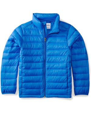 Amazon Essentials Chaqueta Plumífera Plegable - Azul