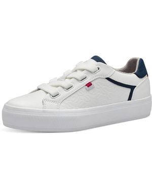 S.oliver Sneaker flach mit Schnürsenkeln Low Top - Schwarz