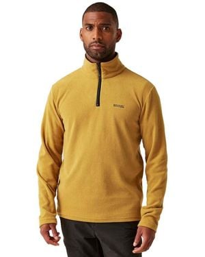 Regatta Thompson S Half Zip Fleece Mustard - Metallic