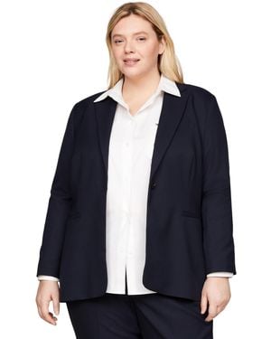Tommy Hilfiger Crv Md Core Regular Sb Blazer Desert Sky 52 - Blauw
