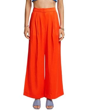 Esprit 034ee1b308 Pantalones - Rojo