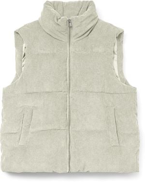 Vero Moda VMDEBRA SHORT WAISTCOAT GA ENT - Bianco