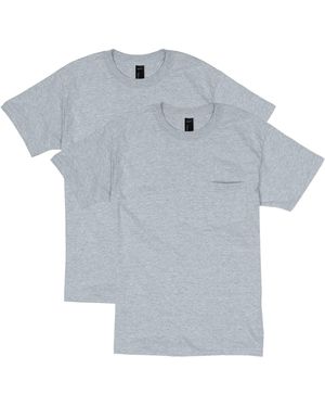 Hanes S Beefy-t Pocket T-shirt - Blue