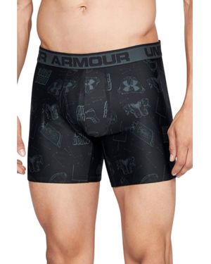 Under Armour Ua Original Series Printed Boxerjock Xl Black