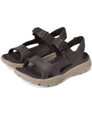 Skechers Foamies Creston Ultra Quarter Strap Fisherman Sandal - Black