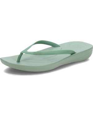 Fitflop Iqushion Ergonomic Sandals Uk 6 - Green