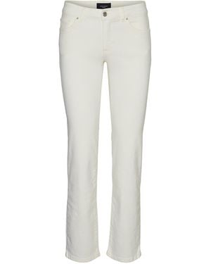 Vero Moda Vmginger Ga Noos 3/4 Boatneck Pullover Jumper - White