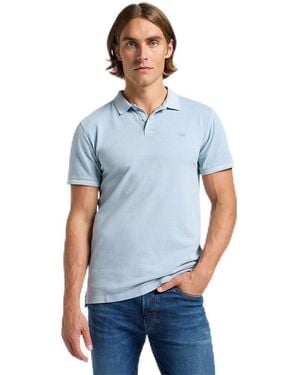 Lee Jeans Garment DYE Polo - Blau