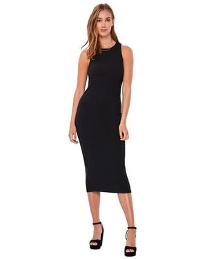 Vero Moda Vmlavender Sl Calf Dress Vma Noos - Nero