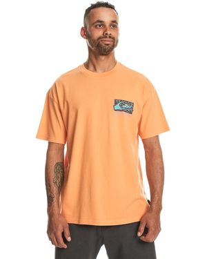 Quiksilver SPINCYCLESS TEES - L - Orange