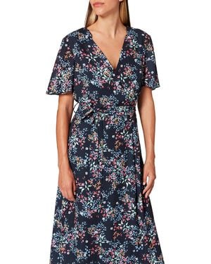 Esprit Collection Cocktailjurk Fluent - Blauw