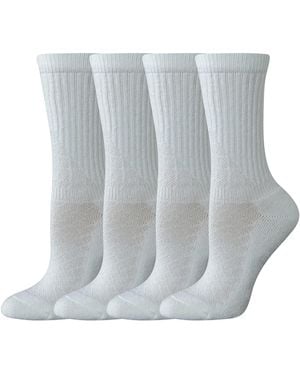 Amazon Essentials Cotton Cushioned Performance Work Crew Socks - Black