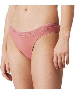 Calvin Klein Donna Perizoma Thong Intimo - Rosa
