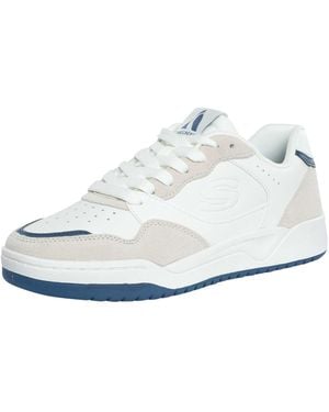 Skechers Koopa Court Volley Low Varsity Trainers - White