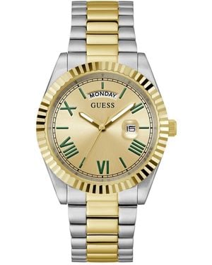 Guess Uhr Armbanduhr GD Connoisseur GW0265G14 Edelstahl Bicolor - Mettallic