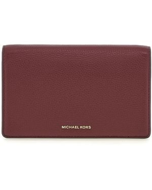 Michael Kors MD FLAP CHN XBODY MULBERRY - Rosso