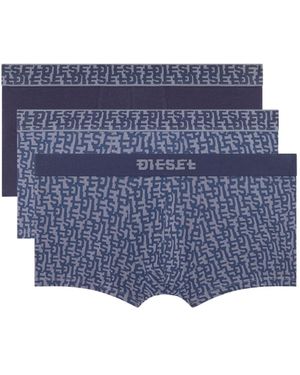 DIESEL Set da tre paia di boxer DSL - Blu