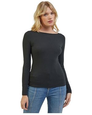 Lee Jeans LS Boat Neck Tee T-Shirt - Blu