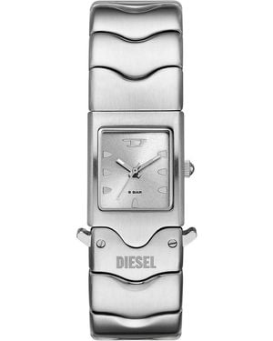 DIESEL Orologio Analogico al Quarzo Uomo con Cinturino in Acciaio Inossidabile DZ2222 - Grigio