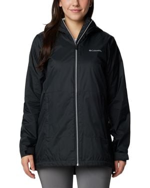 Columbia Plus Size Switchback Lined Long Jacket - Black