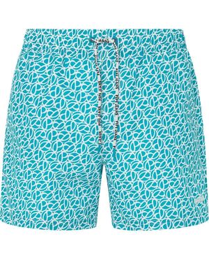 Pepe Jeans P Print Swimshort - Blu