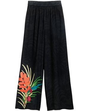 Desigual Swim_COLIBRÍ Pant Bikini Bottoms - Negro