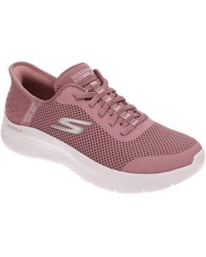 Skechers Go Walk Flex Grand Entry Trainer - Purple