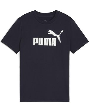 PUMA Ess No. 1 Logo Tee B - Blauw