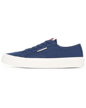 Tommy Hilfiger TJM LACE UP Canvas Color EM0EM01543 Niedriges Oberteil - Blau