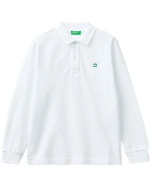 Benetton Maglia Polo M/L 3089c300z - Bianco
