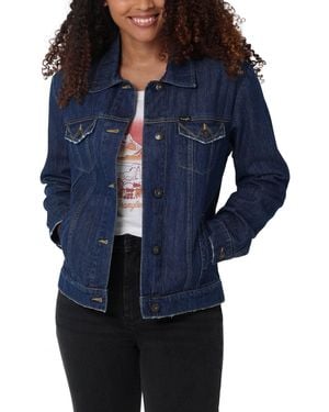 Wrangler Relaxed Fit Memory Maker Jean Jacket - Blue