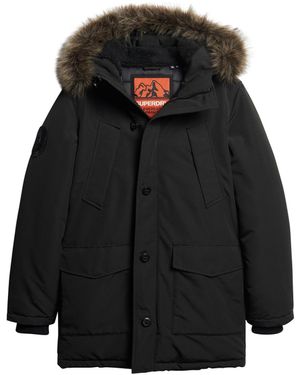 Superdry Parka Jacket - Black