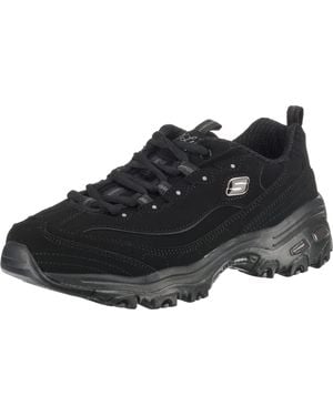 Skechers D'lites Play Fashion Sneaker - Black