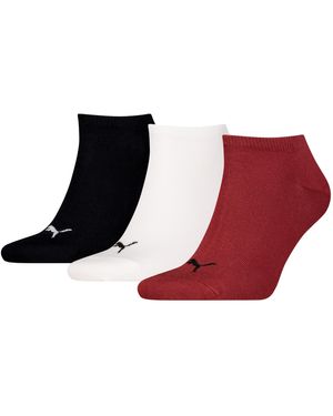 PUMA Sneaker Socks 3 Pack - Paars