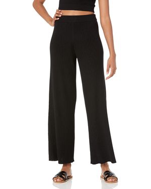 The Drop Women's Sheilaa Slim Trouser - Flat Front Office Pants With Back Elastic