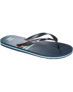 Billabong Infradito da uomo Tides Classic stampato Blu