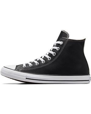 Converse Chucks As Hi Classic Lea 132170c The New I-robot 1s581 Leather Black