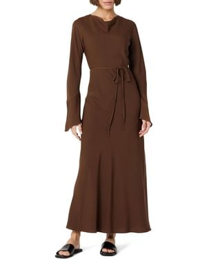 The Drop Robe Longue pour - Marron