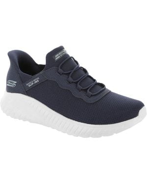 Ciabatte Slip-on Skechers BOBS Sun Ray - Bright Take - BLK, Lino, Fascia Elastica, Comode - Foto 6