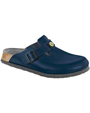 Birkenstock Original Boston ESD Cuoio Stretta - Blu