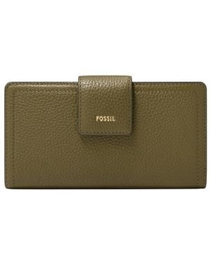 Fossil Logan Bi-fold Wallet - Green